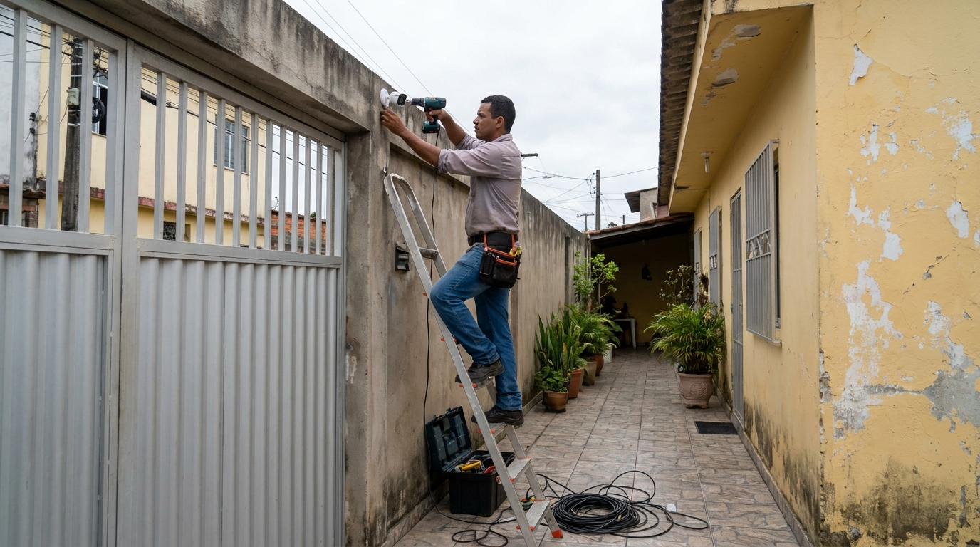 Instalacao de cameras de seguranca profissional em Belém‑PA